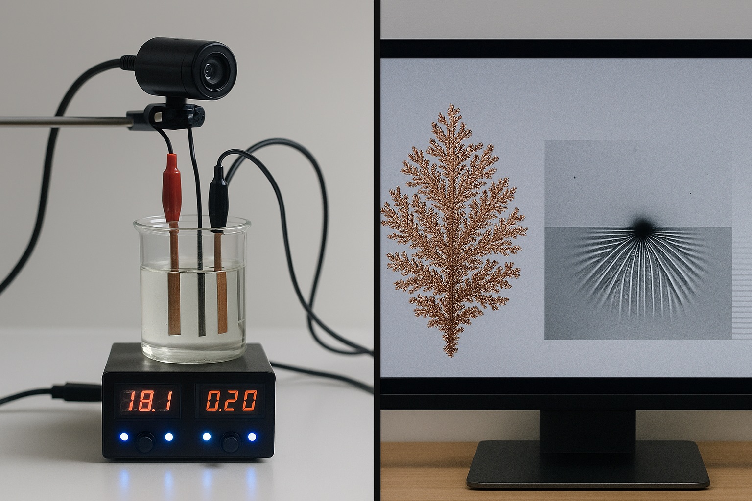 Electrochemical Self-Assembly as Mesh Manufacturing Primitive